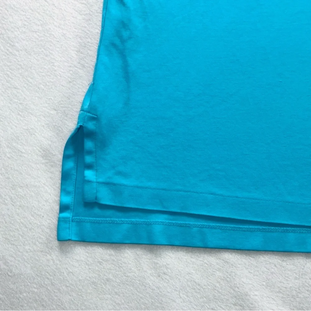 Polo Ralph Lauren Polo Shirt Mens 3XB Turquoise Blue Pima Soft Touch Flesh Pony